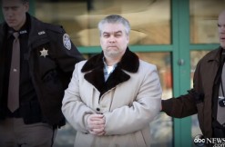 steven avery with police, via ABC screengrab