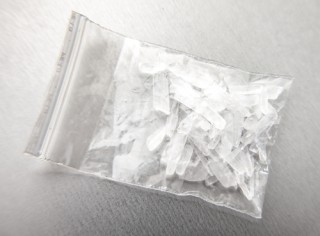 Image of methamphetamine via Shutterstock