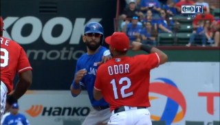 Rougned Odor plays with brother Rougned Odor