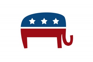 Image of GOP elephant via hafakot/Shutterstock