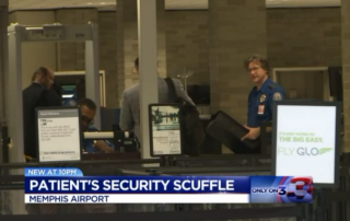 Image of airport security via WREG