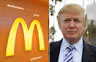 mcdonalds trump