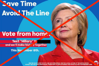 fake-hillary-clinton-text-to-vote-ad