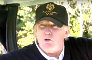 Donald Trump golf (YouTube screen grab)