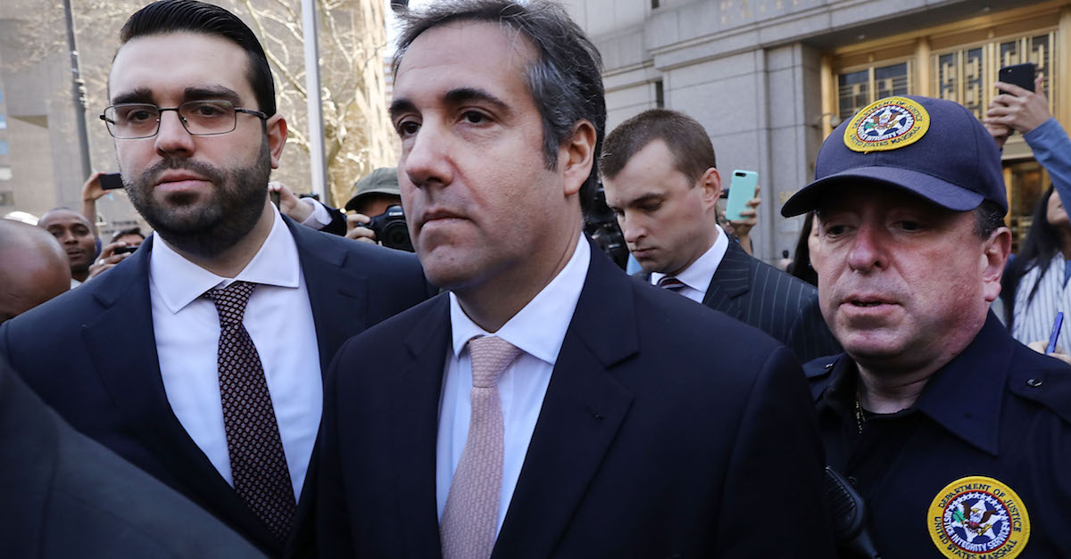 Michael Cohen Robert Mueller search warrant ghostwrote