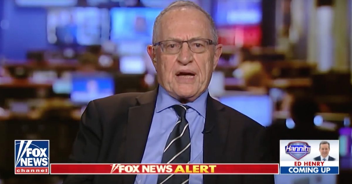 Dershowitz Trump White House dinner meeting Middle East