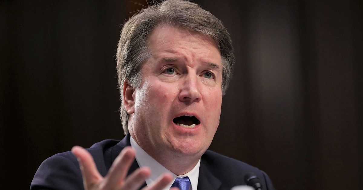 Judge Brett Kavanaugh testifies during the second day of his US Senate Judiciary Committee confirmation hearing to be an Associate Justice on the US Supreme Court, on Capitol Hill in Washington, DC, September 5, 2018. - President Donald Trump's newest Supreme Court nominee Brett Kavanaugh is expected to face punishing questioning from Democrats this week over his endorsement of presidential immunity and his opposition to abortion.