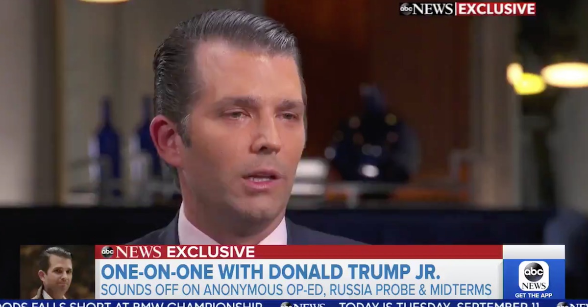 Donald Trump Jr. Times op-ed reaction 