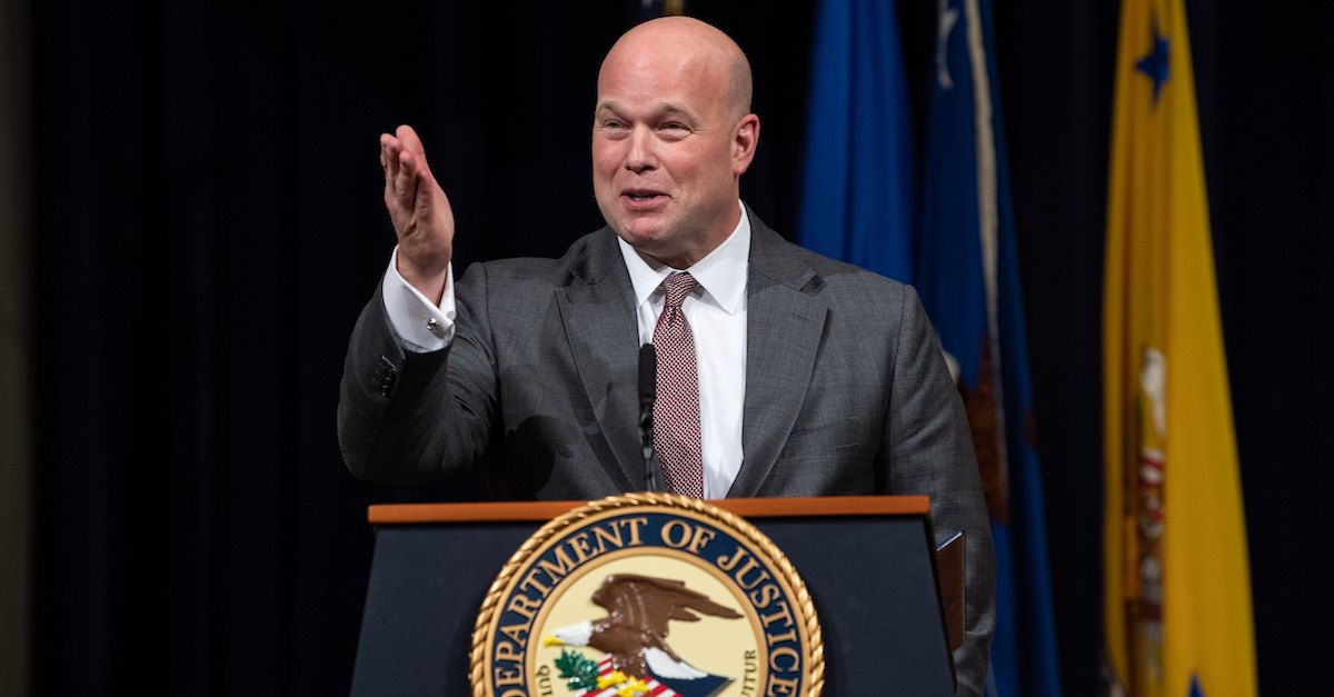 Why Did Matthew Whitaker Leave DOJ? | Law & Crime