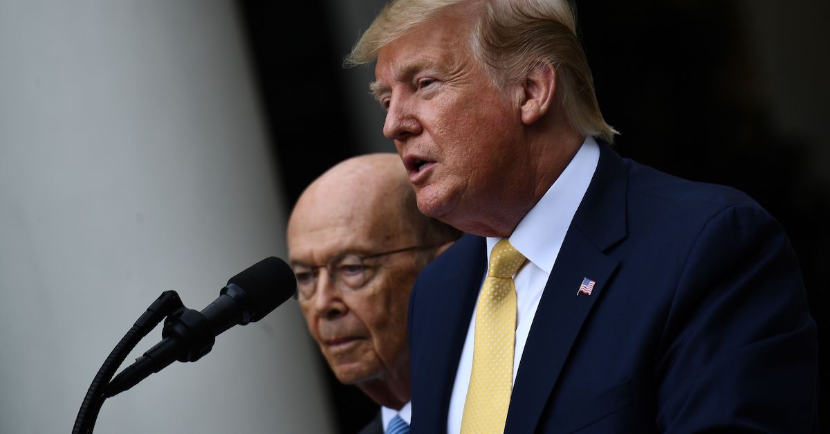 Donald Trump and Wilbur Ross