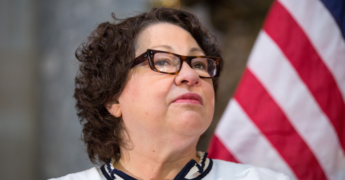 WASHINGTON, DC - MARCH 18: U.S. Supreme Court Justice Sonia Sotomayor participates in an annual Women