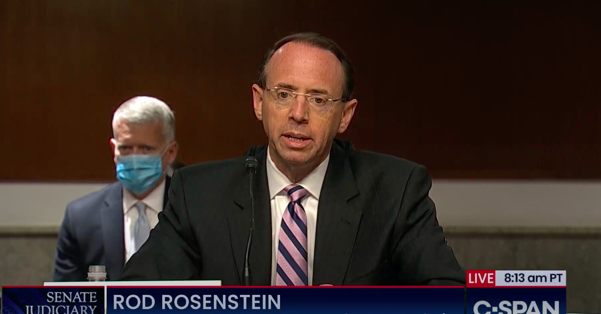 Rod Rosenstein Defends Sessions And Mueller Slams Fbi Law And Crime 7434