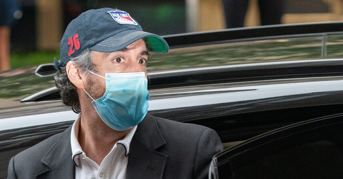 NEW YORK, NY - JULY 24: Michael Cohen, President Trump's former attorney arrives at his Park Avenue home after being released from federal prison on July 24, 2020 in New York City. On Thursday, a Manhattan federal judge ordered that Cohen return to home confinement after ruling that the government had sent him back to prison as "retaliation" for planning to publish a book about President Donald Trump.