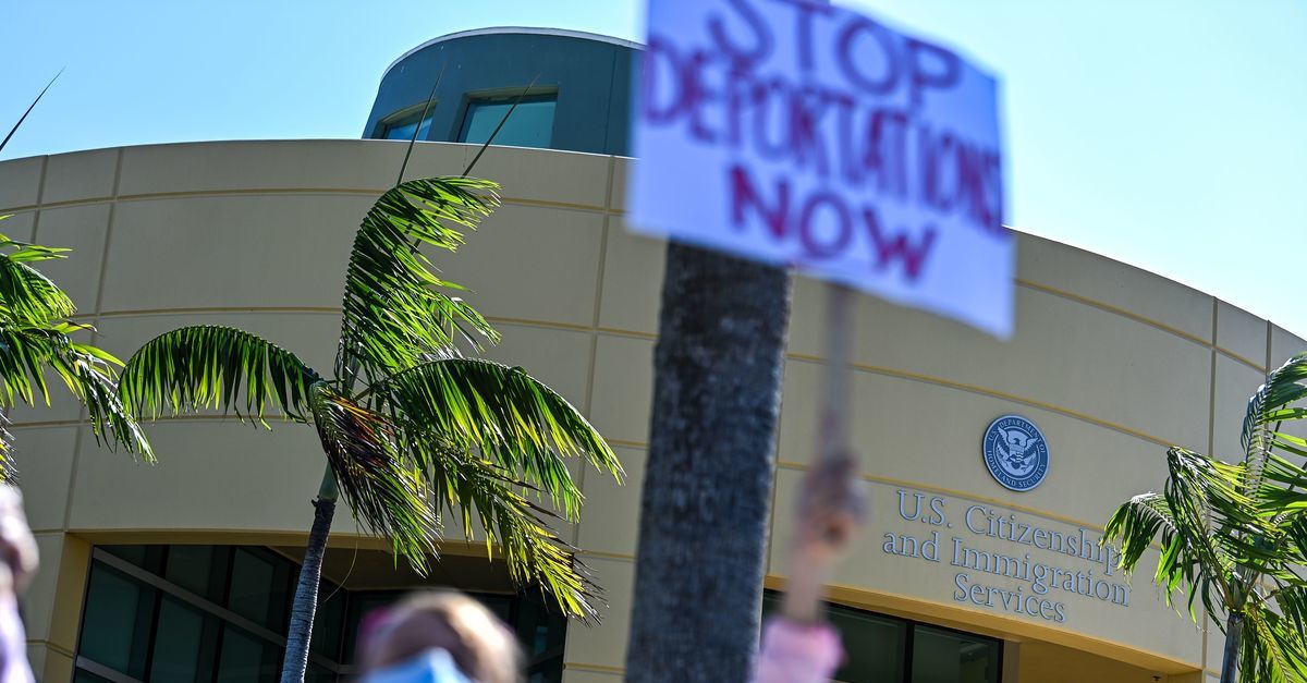 Deportation protest