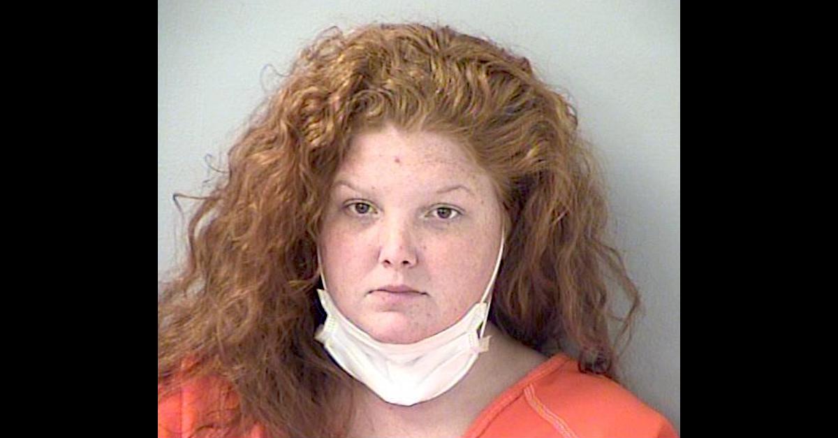 Brittany Lynn Gosney appears in a Butler County, Ohio jail mugshot.