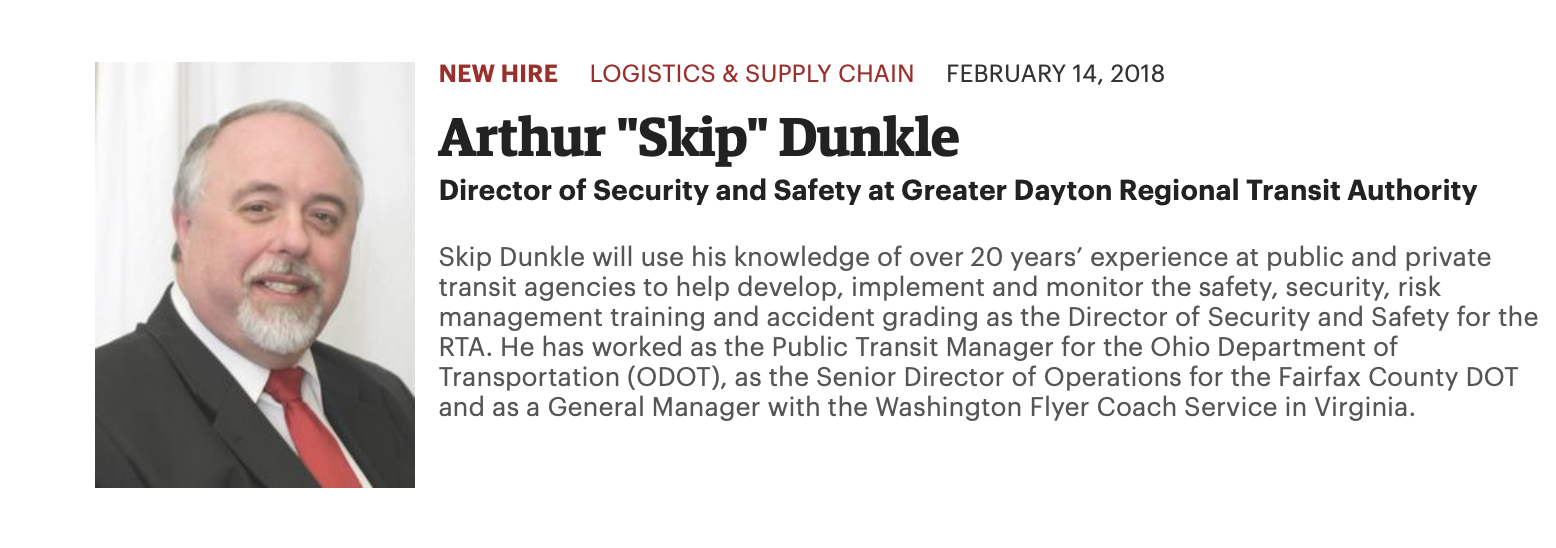 Arthur "Skip" Dunkle