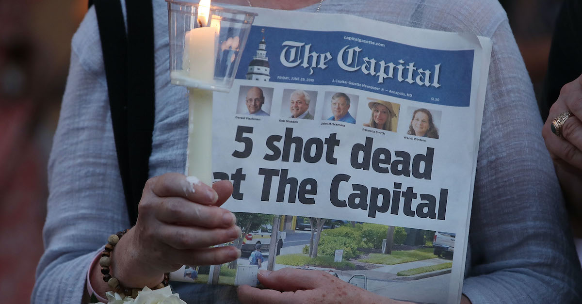 At Least 5 Killed In Shooting At Annapolis Capital-Gazette  Newspaper