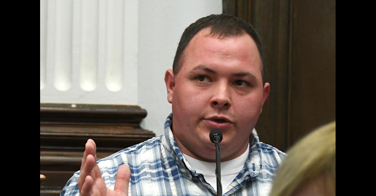 Ryan Balch testifies at the Kyle Rittenhouse trial on Nov. 4, 2021, in Kenosha, Wis.
