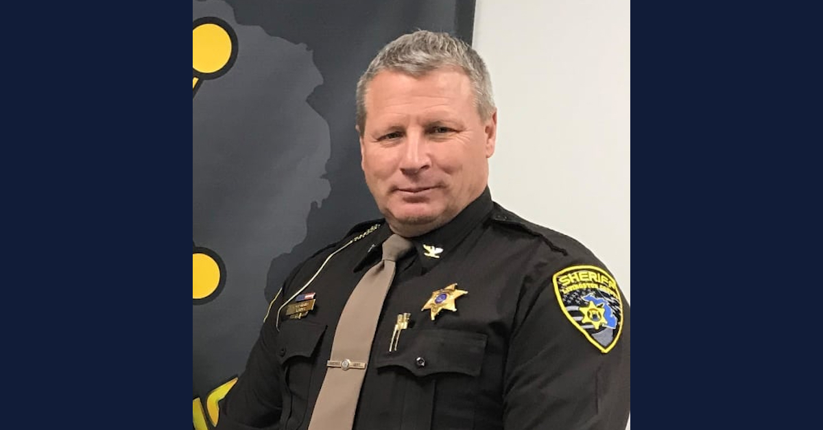 Then-Undersheriff Jeff Warder appears in a Facebook photo posted by the Livingston County, Mich. Sheriff's Office.