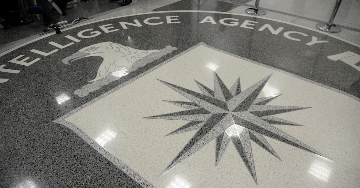 Image of the seal at CIA headquarters