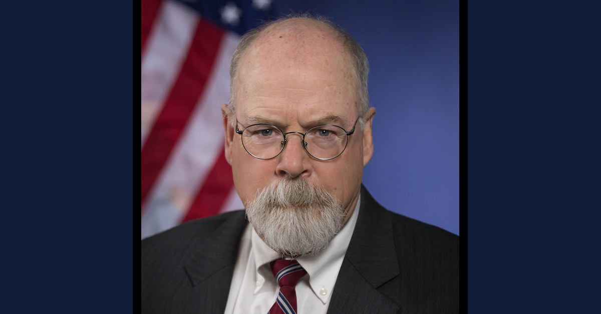 John Durham appears in a government portrait.