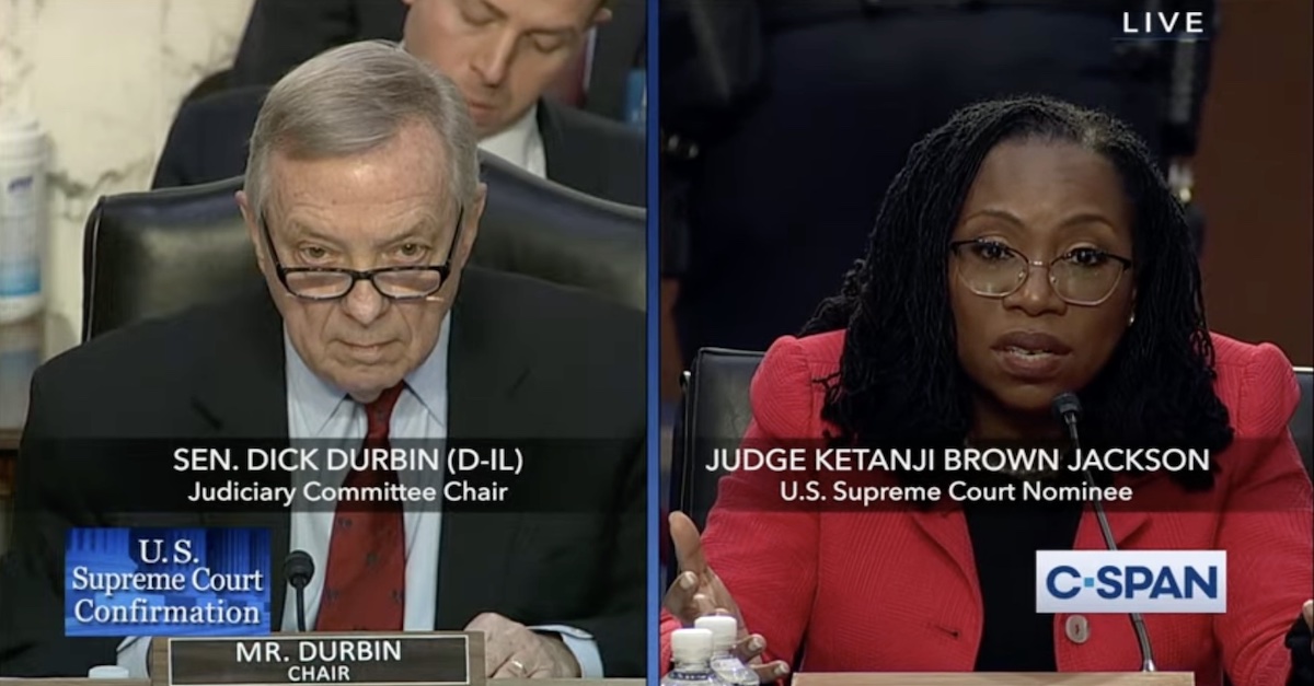 Dick Durbin, Ketanji Brown Jackson day 2 confirmation hearings