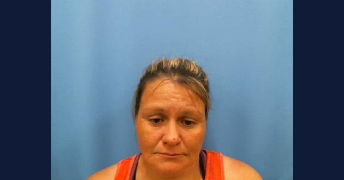 Brandy Lee Dowdy appears in a mugshot