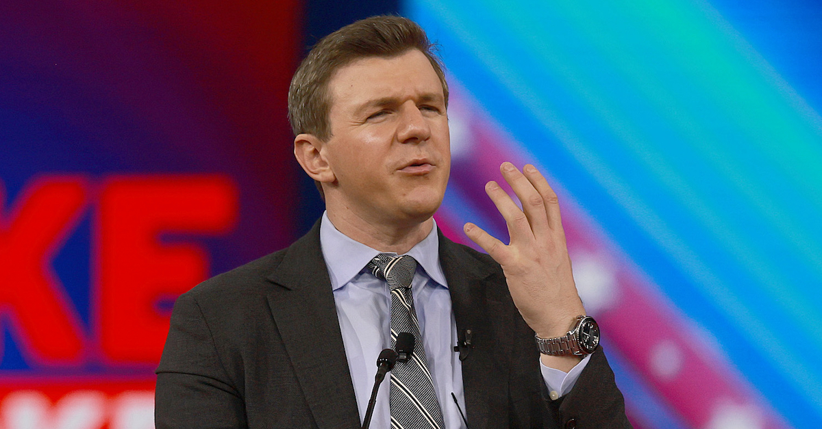 James O’Keefe, President of Project Veritas, speaks during the Conservative Political Action Conference (CPAC) on Feb. 24, 2022 in Orlando, Fla. (Photo by Joe Raedle/Getty Images.)