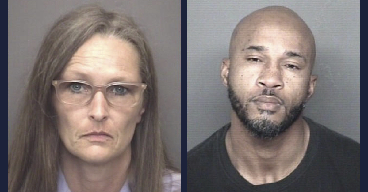 Elizabeth Fox-Doerr (Left) and Larry Richmond Sr. (Right) appear in mugshots