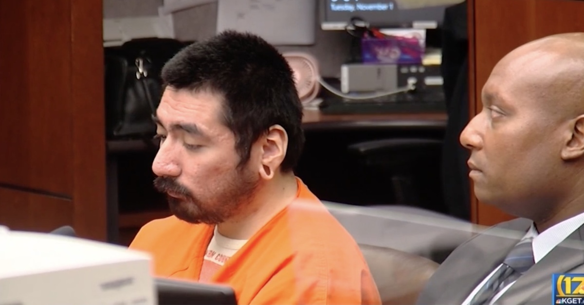 Armando Cruz during his sentencing hearing (KGET)