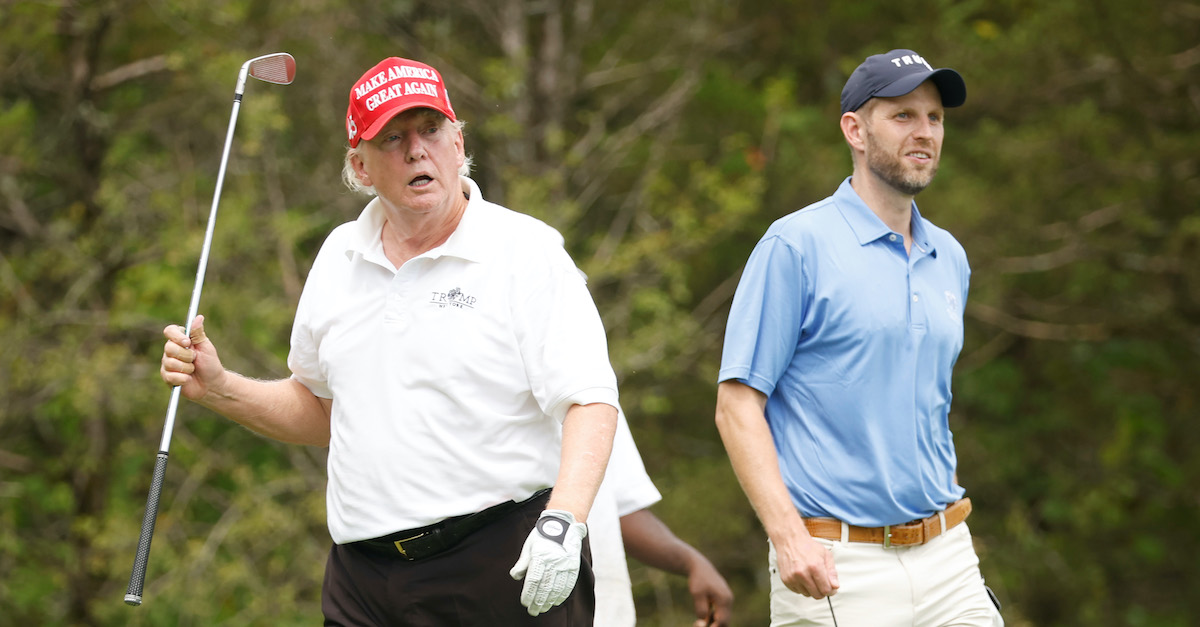 Donald Trump and Eric Trump