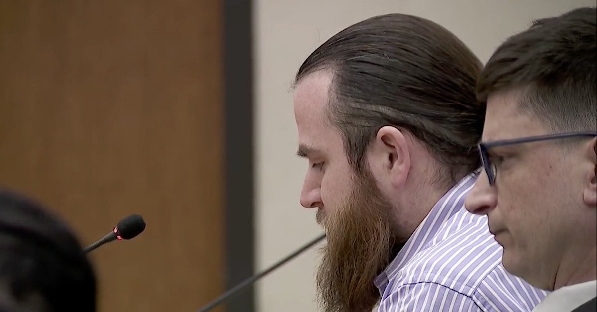 Nicholas Kraus during his sentencing hearing