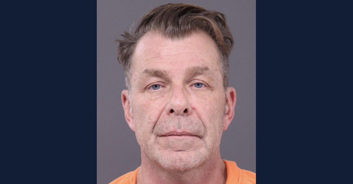 Stephen Capaldi appears in a mugshot