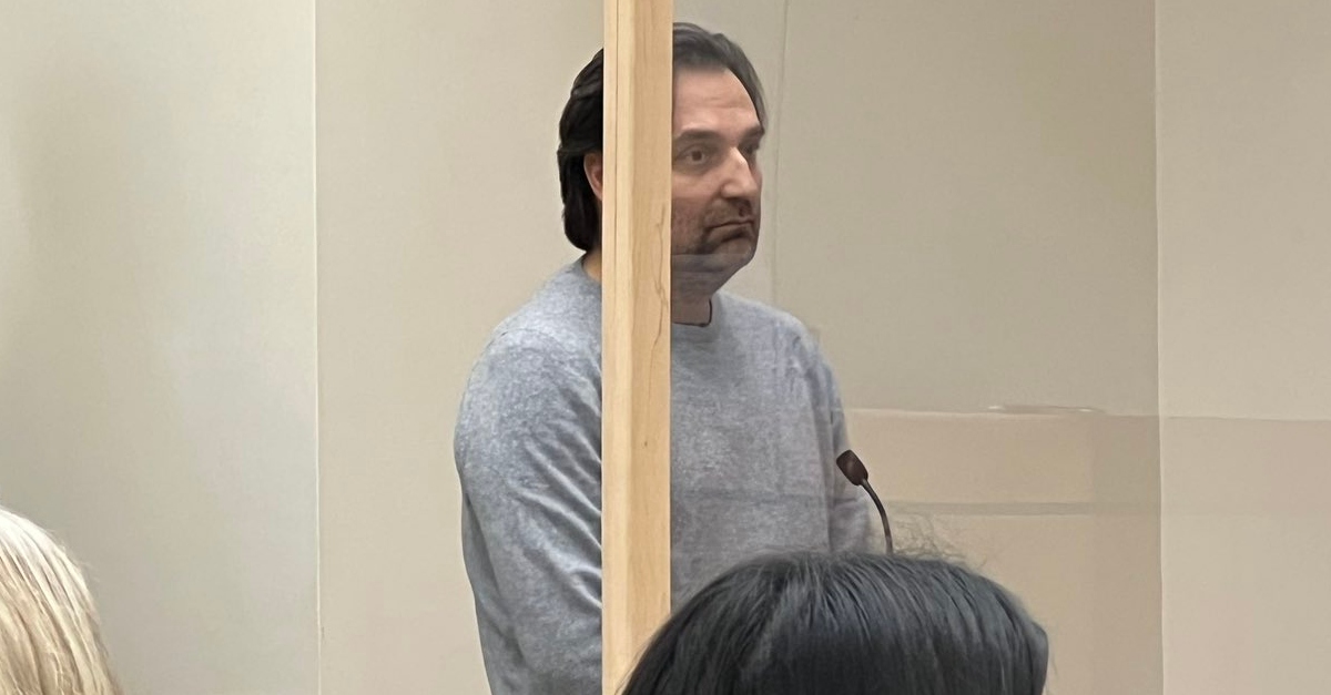 Brian Walshe in court for his arraignment on Jan. 18, 2023. Prosecutors just charged him with murdering wife Ana Walshe. (Image via Sierra Gillespie)