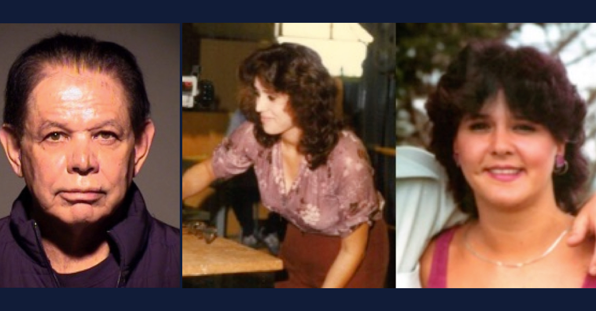 L-R: Tony Garcia is looking directly into the camera and not smiling; Rachel Zendejas is wearing a red pattern blouse and red pants and is leaning slightly over a table. She has shoulder-length brown hair. Lisa Gondek is seen in a picture smiling at the camera. She has short brown hair and is standing next to someone with their arm around her.