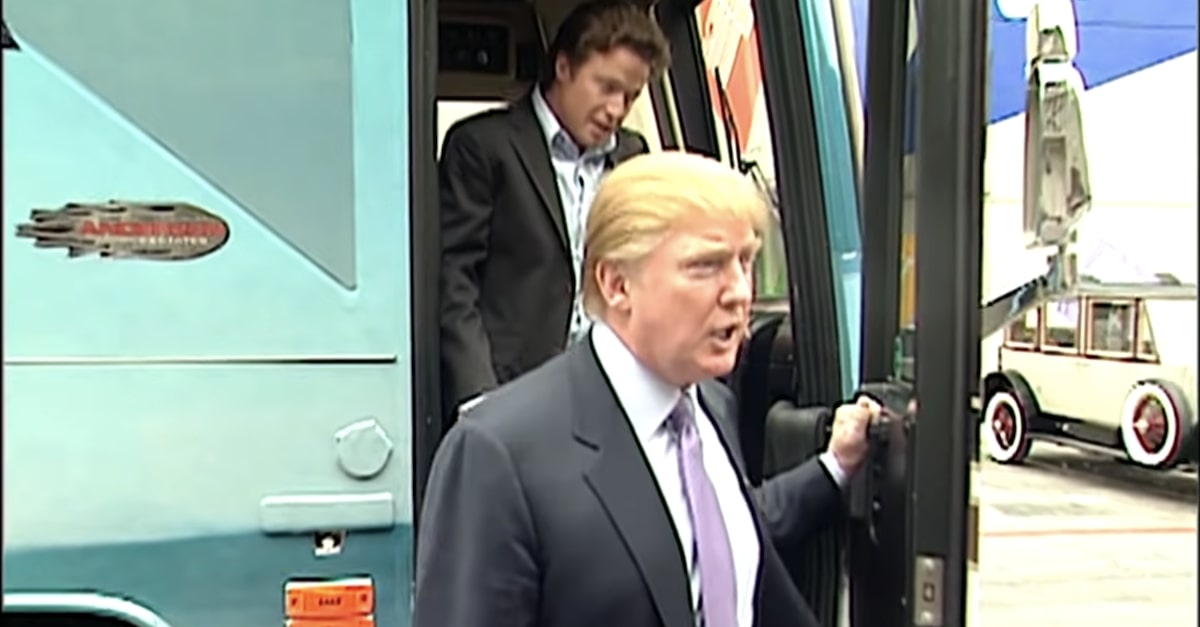 Donald Trump screenshot from 'Access Hollywood' tape