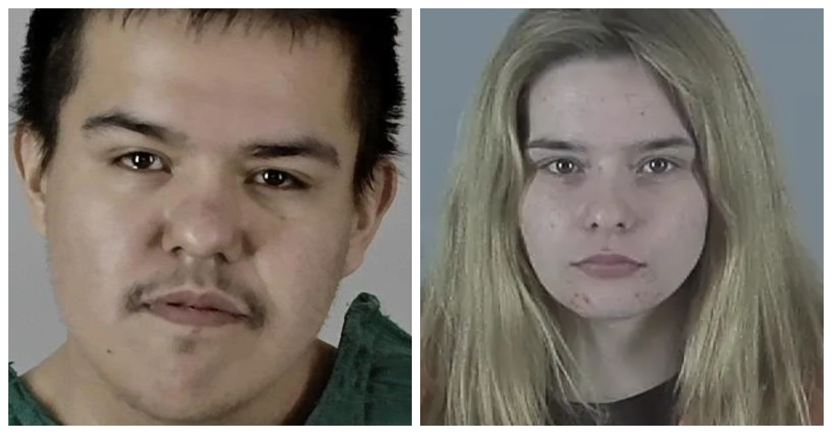 Bradley Allen Weyaus, left, Alexis M. Elling faces charges in the death of (Mille Lacs County Jail)