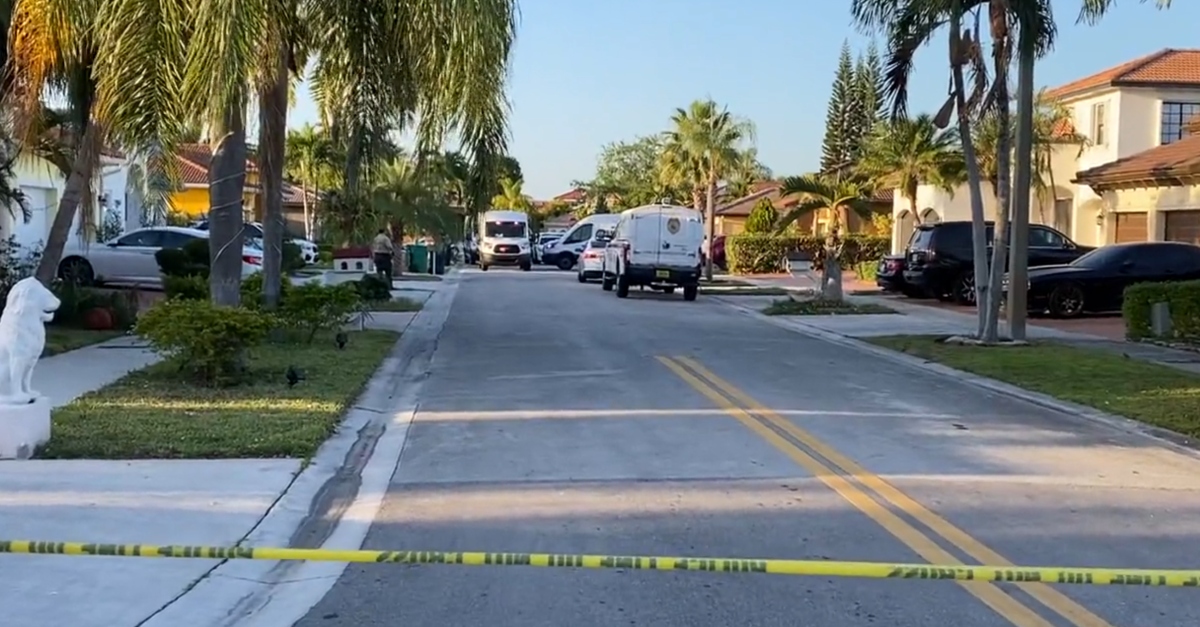 Miami police are investigating a five-homicide homicide in March 2023. (Screenshot: Sheldon Fox)