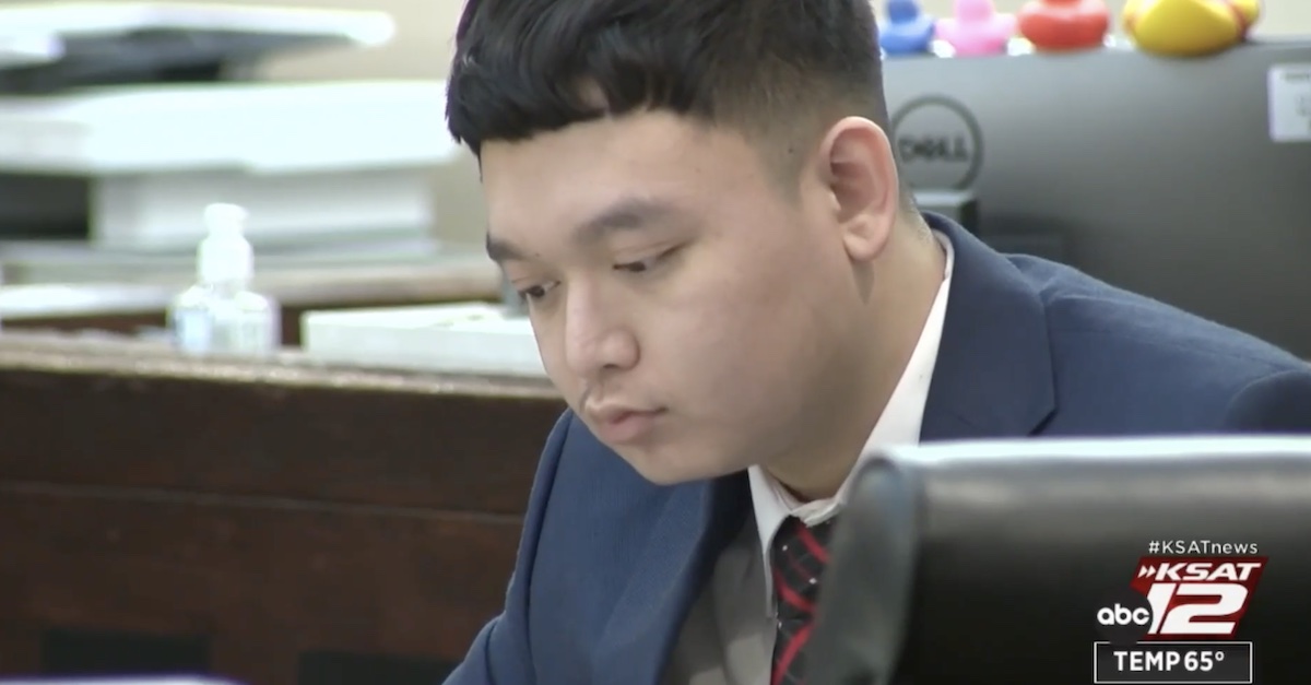 Jimmy Tran appears in court.