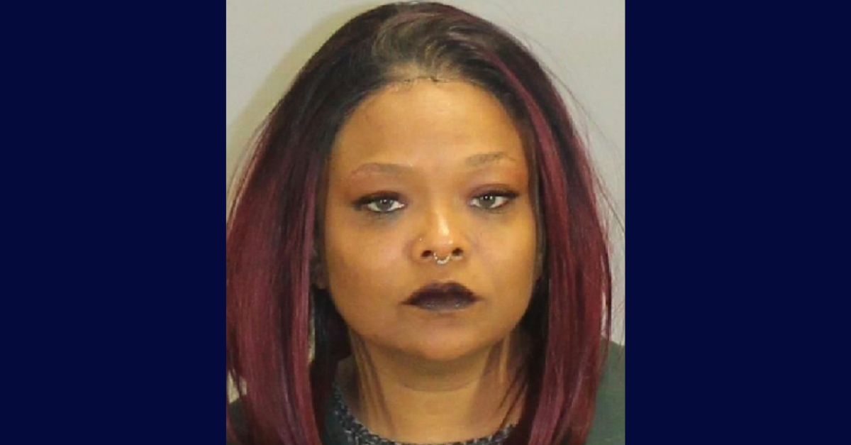 Newoker Adrianne Hurt appears in a mugshot