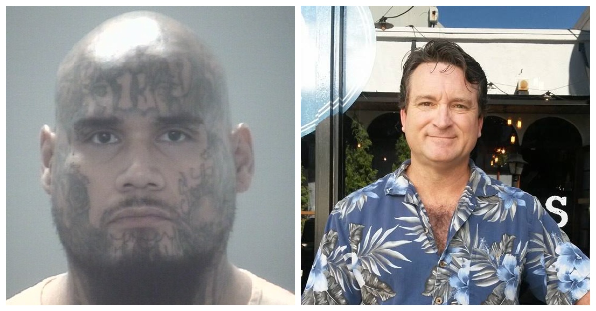 Oscar Adrian Solis, left, is accused of killing Randall Cooke in Florida on Wednesday, April 19, 2023. (Solis' mugshot photo from the Pasco County Jail; Cooke's photo from Facebook)