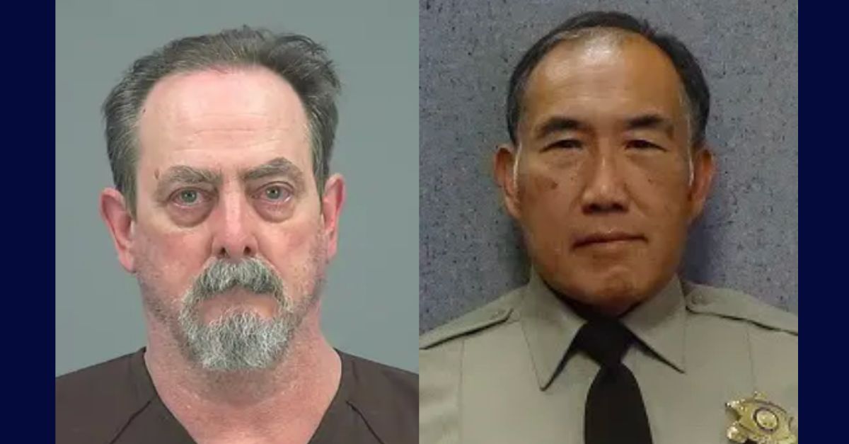 Daniel Davitt (L) was convicted for the 2019 murder of Officer Gene “Jim” Lee (R)