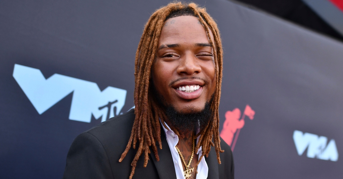 Fetty Wap arrives at the MTV Video Music Awards at the Prudential Center on Aug. 26, 2019, in Newark, N.J. Rapper Fetty Wap has been sentenced to six years in federal prison on Wednesday, May 24, 2023, for his role in a New York-based drug-trafficking scheme. (Photo by Charles Sykes/Invision/AP, File)