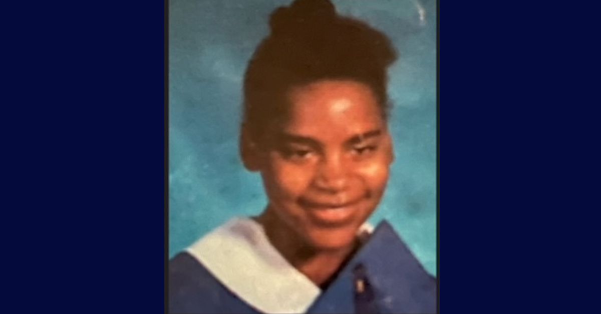 Nadine Slade appears in a school yearbook photo