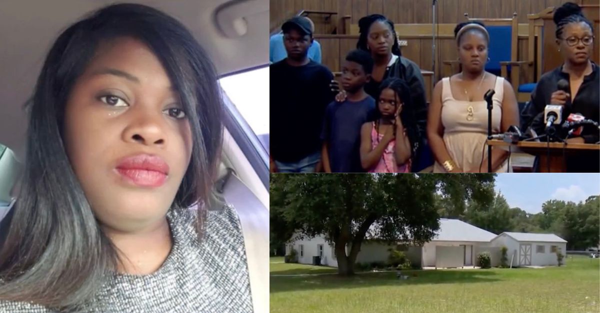 Ajike AJ Owens; her family and friends at a Monday vigil; and the home where she was fatally shot (YouTuve screenshots)