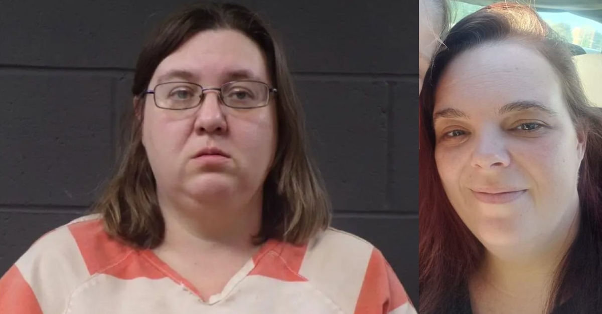 Amber Waterman, left, lured Ashley Bush with an online post about a fictitious job offer, authorities said. She planned on taking the mother-to-be's unborn child as her own, but it ended in both Ashley and daughter, Valkyrie Grace Willis, dying, according to investigators. (Mugshot: McDonald County Detention Center; image of Ashley Bush: Benton County Sheriff's Office)