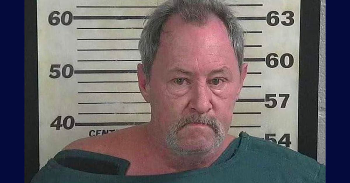 Brett Amerson appears in a mugshot