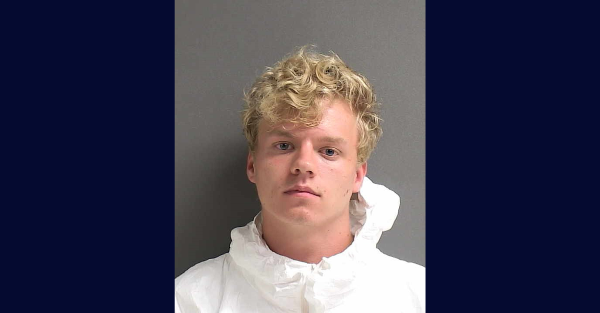 Charles C. Soutier stabbed his mother after arguing over his life choices and their dog, police said. (Mugshot: Volusia County Jail)