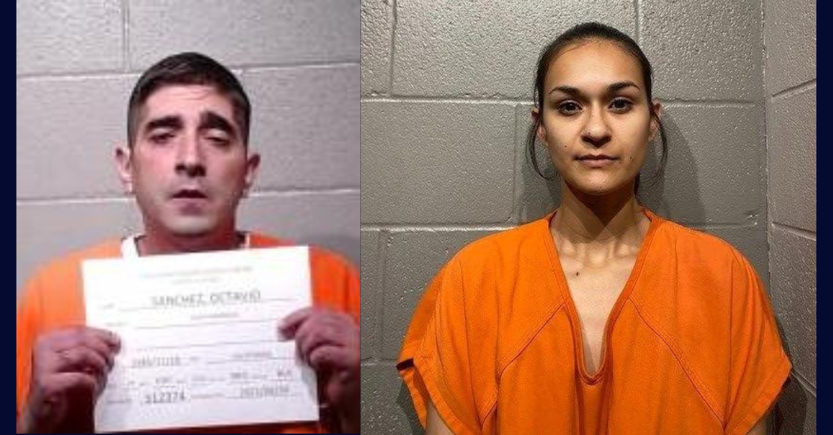 As their related murder case remains ongoing, Octavio Juan Sanchez and Desiree Nicole Fransen were sentenced in federal court for collecting social security benefits meant for their intellectually disabled, slain relative, Margarita Juanita Sharon Sandoval. (Mugshots: Cleveland County Sheriff