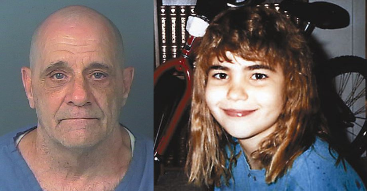 Jeffrey Norman Crum murdered Jennifer Odom, 12, and abandoned her body in an orange grove, authorities said. (Mugshot of Crum: Hernando County Jail; image of Jennifer: Hernando County Sheriff